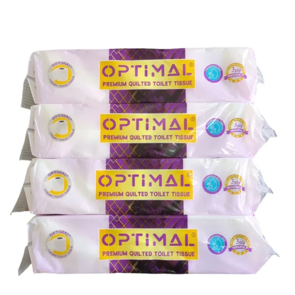 Optimal Premium Triple Quilted Toilet Roll Luxury Soft Toilet Paper 3ply 40 rolls 170 Sheets